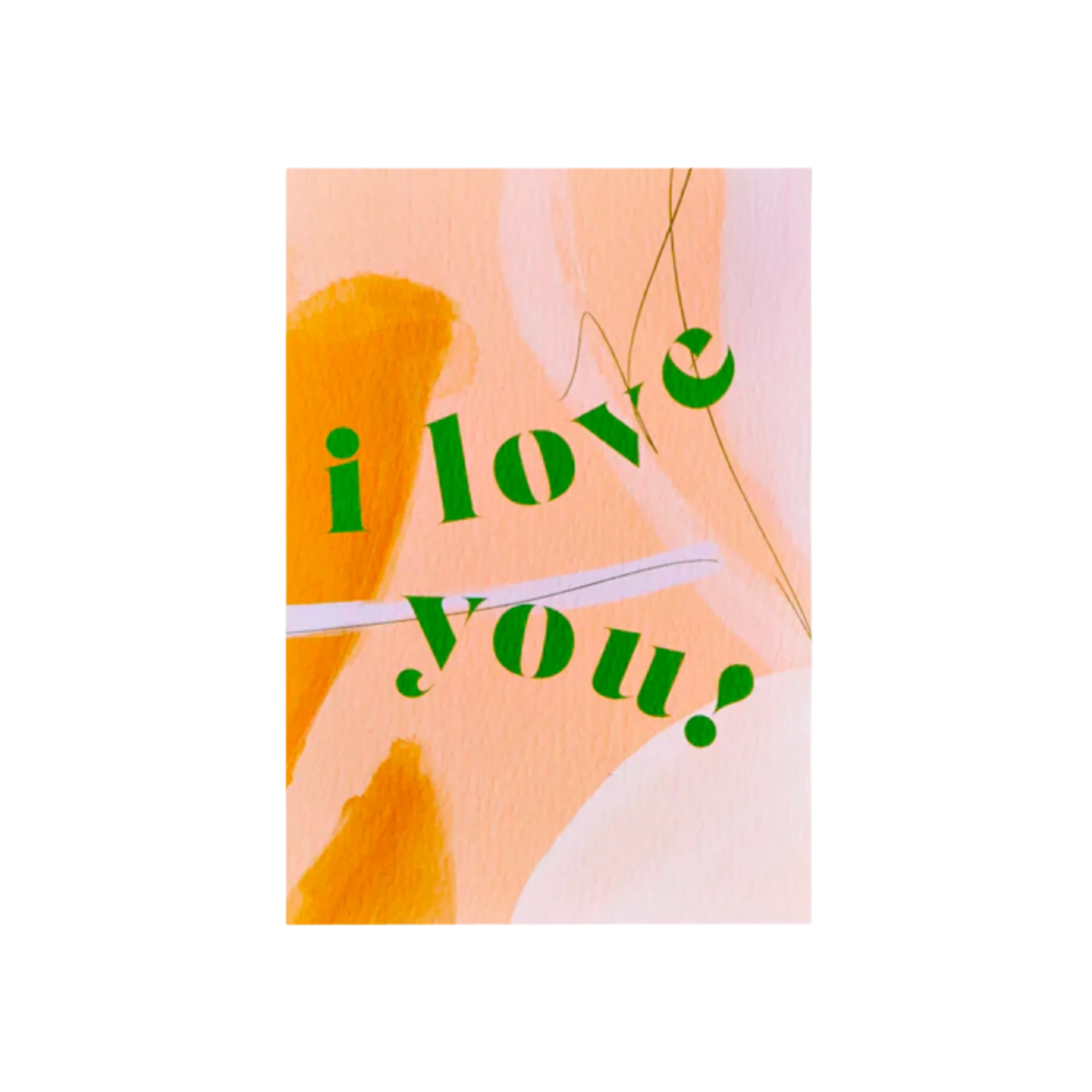 I love you greetings card graphics