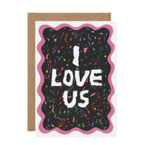 I Love Us Card