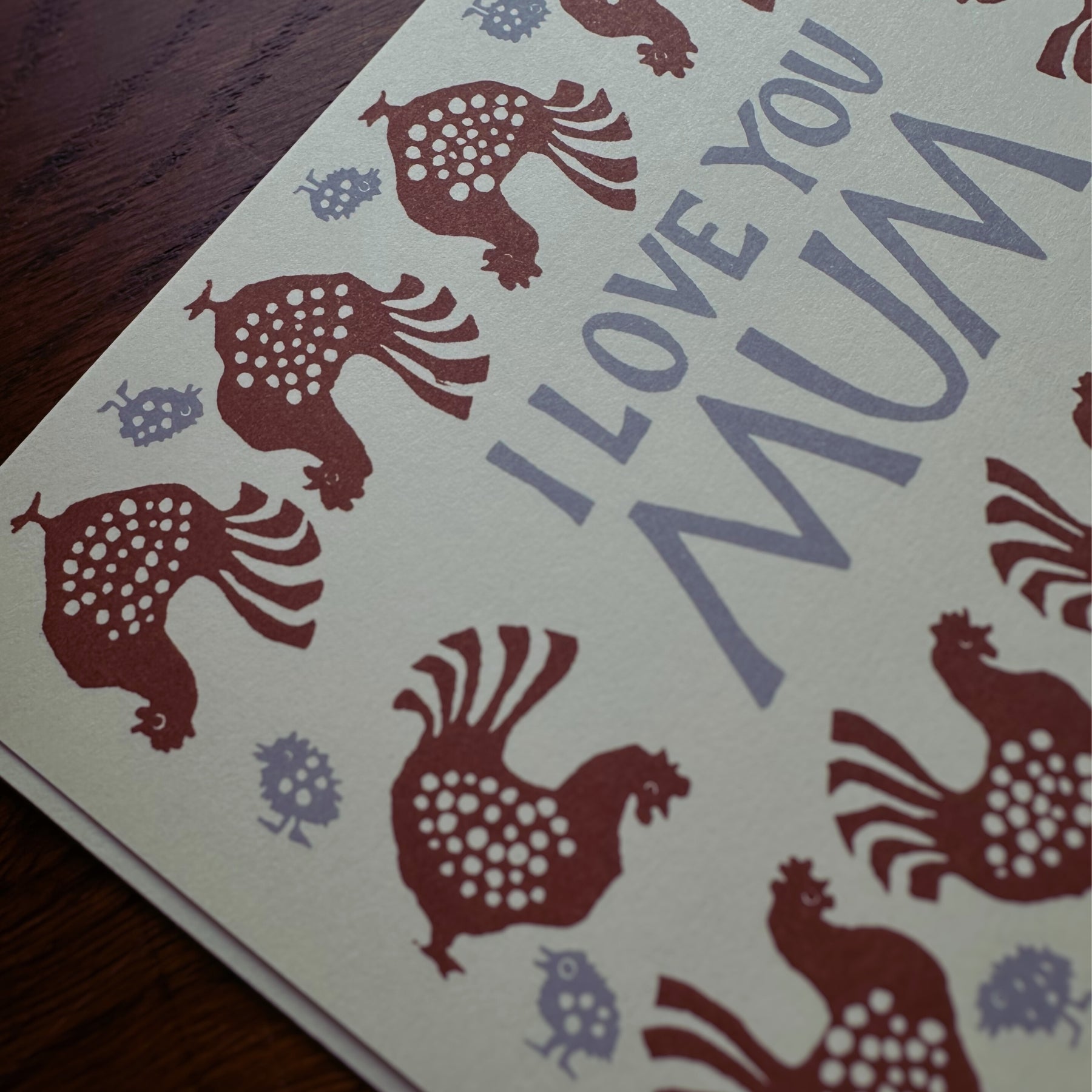 I love you mum card