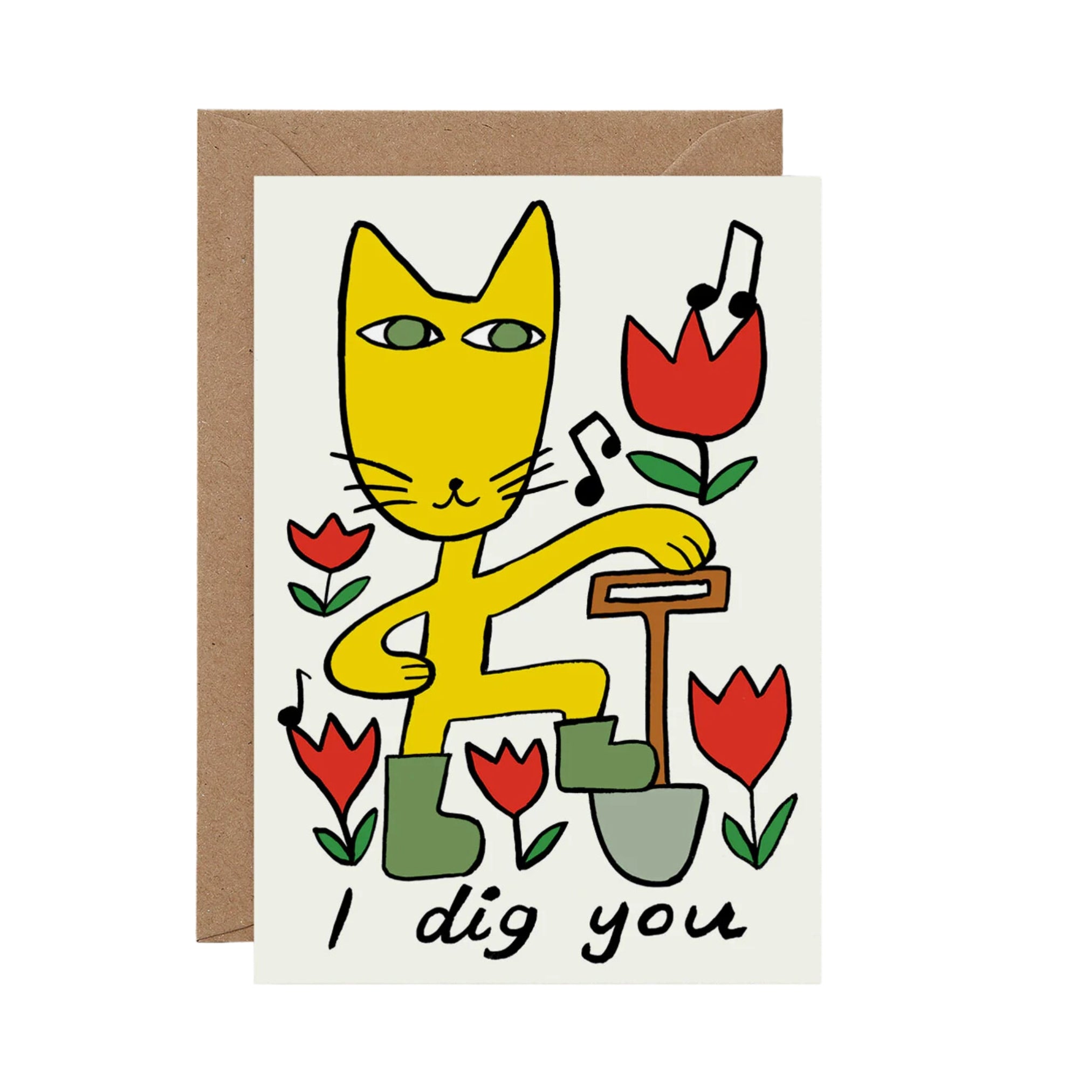 I Dig You Embossed Card