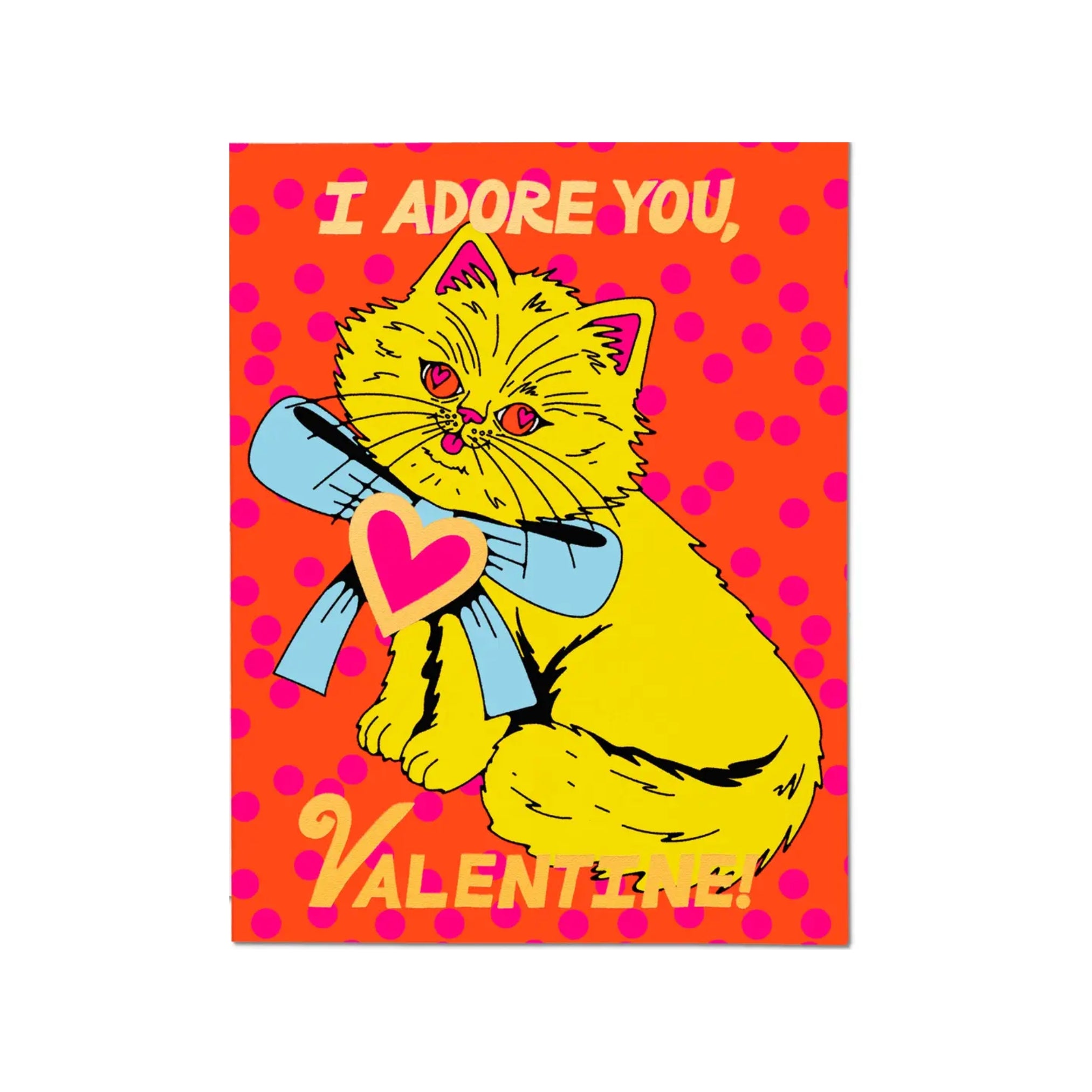 I adore you Valentine Greeting Card