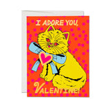 I adore you Valentine Greeting Card