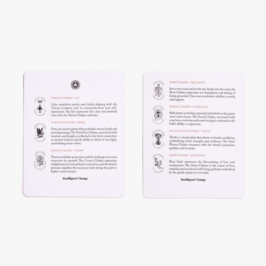 Intelligent change mindful chakra affirmation guies