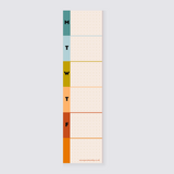 Keyboard Weekly Planner Pad