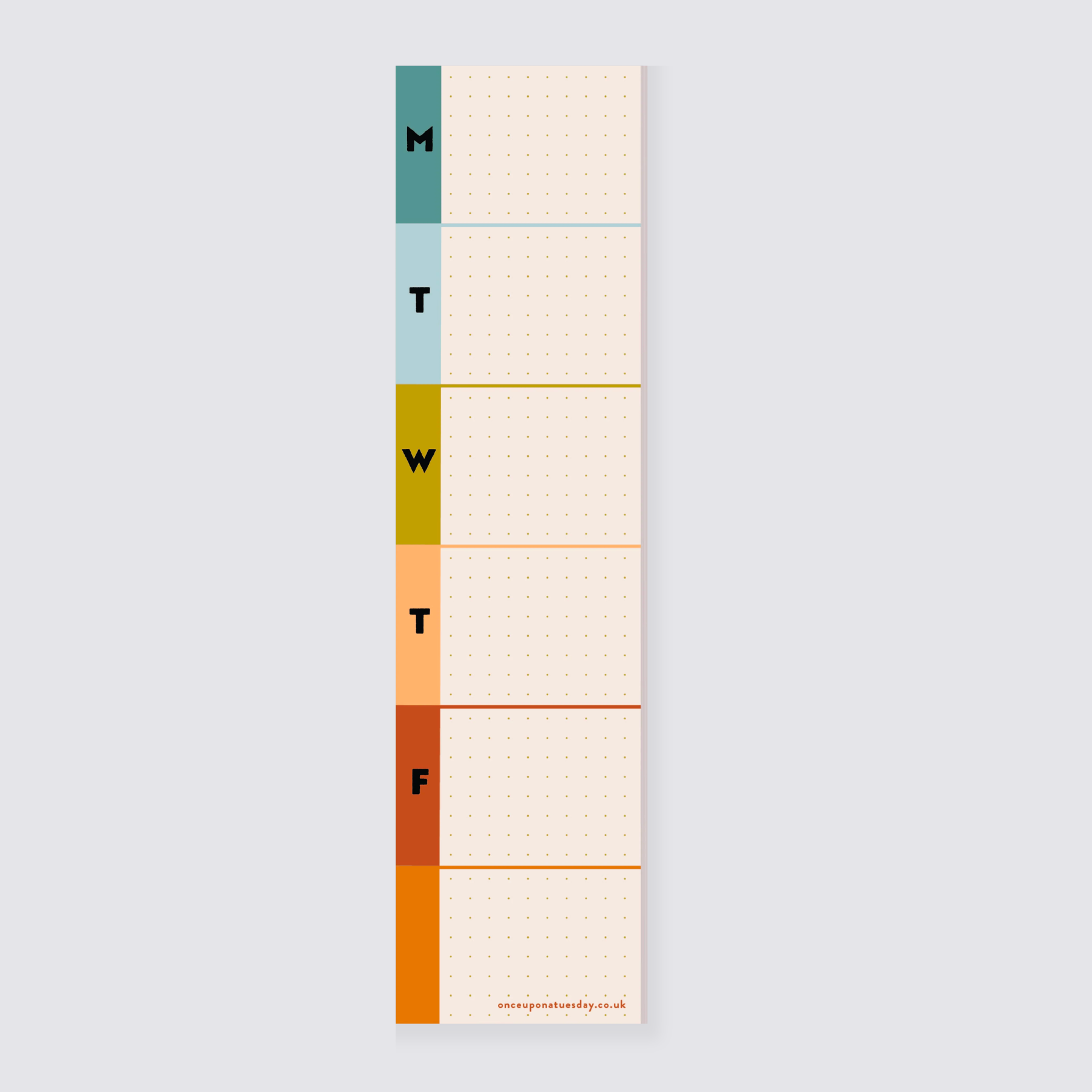 Keyboard Weekly Planner Pad
