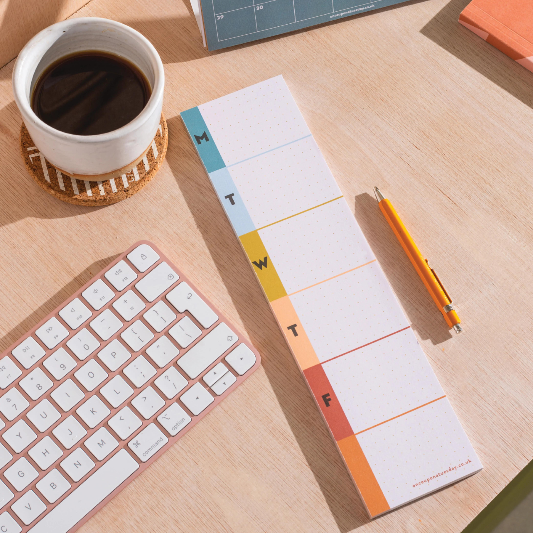 Keyboard Weekly Planner Pad