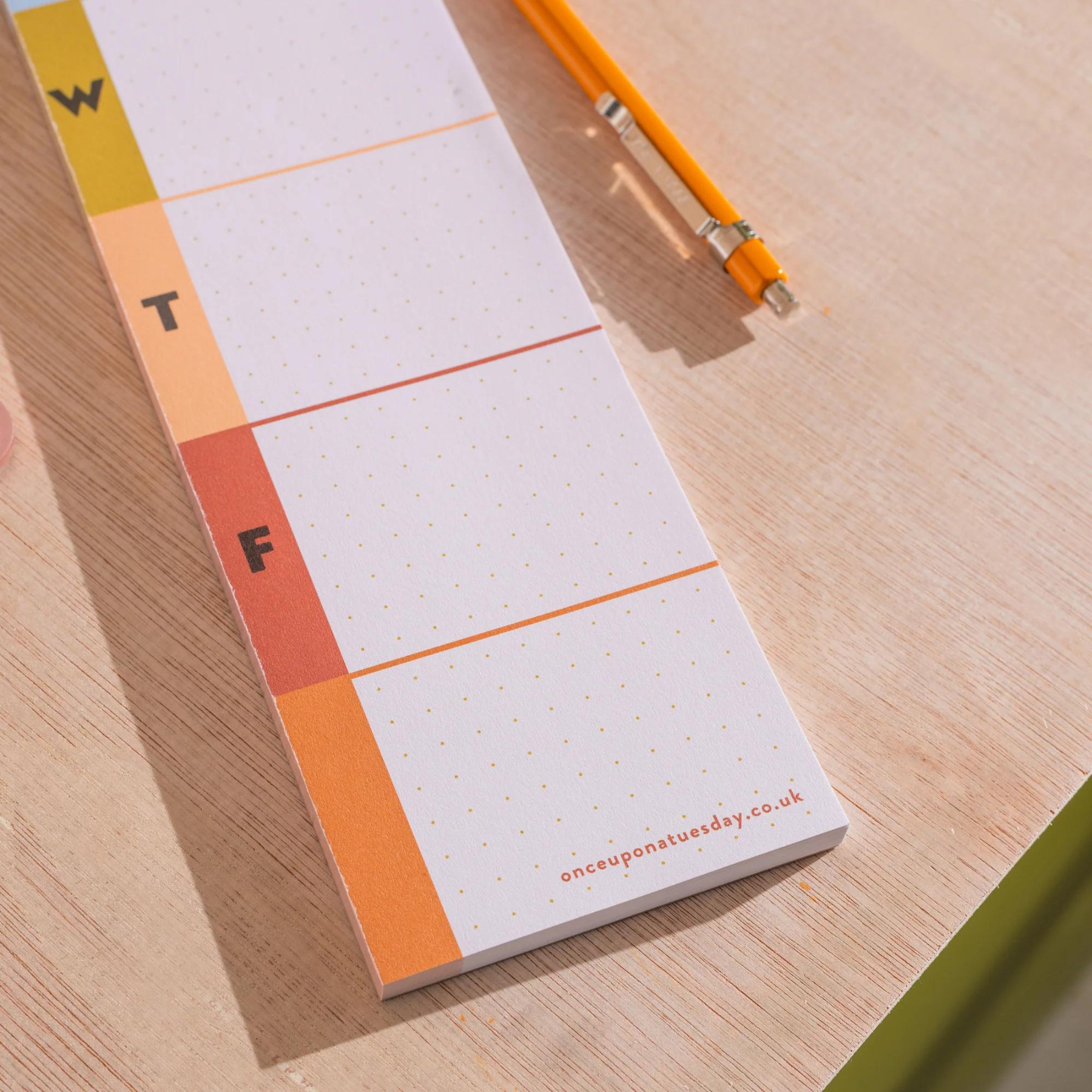 Keyboard Weekly Planner Pad