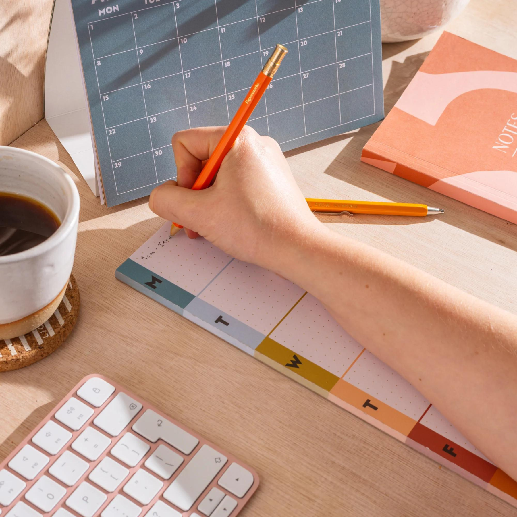 Keyboard Weekly Planner Pad