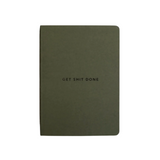 Khaki green a6 notebook