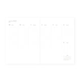dated diary weekly planning 