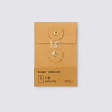 Small Orange Kraft Envelope Set