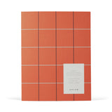 Uma Large notebook with Orange Check Cover