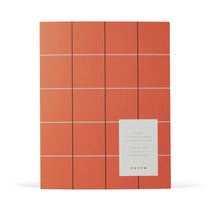 Uma Large notebook with Orange Check Cover