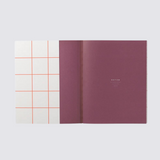 Large ORANGE AND WHITE UMA NOTEBOOK