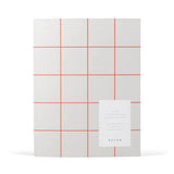 Large Orange and White Uma Notebook