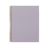 grey yearly dated diary for task planning