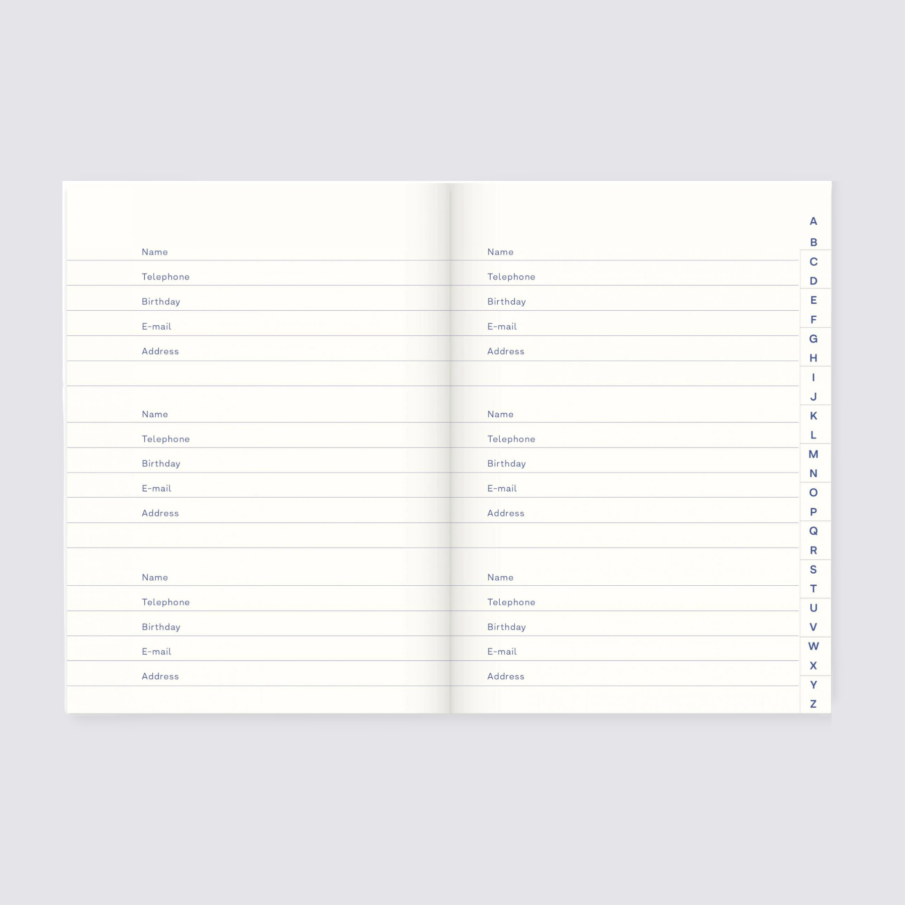 Fabrique a la Carte Address Book ‚Äì Lobster