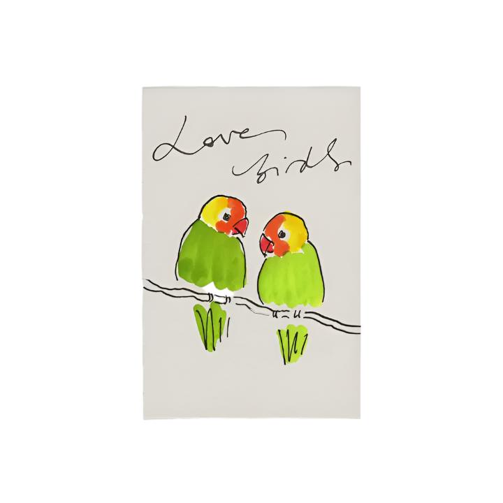 Valentines Day Card, Love Birds Design