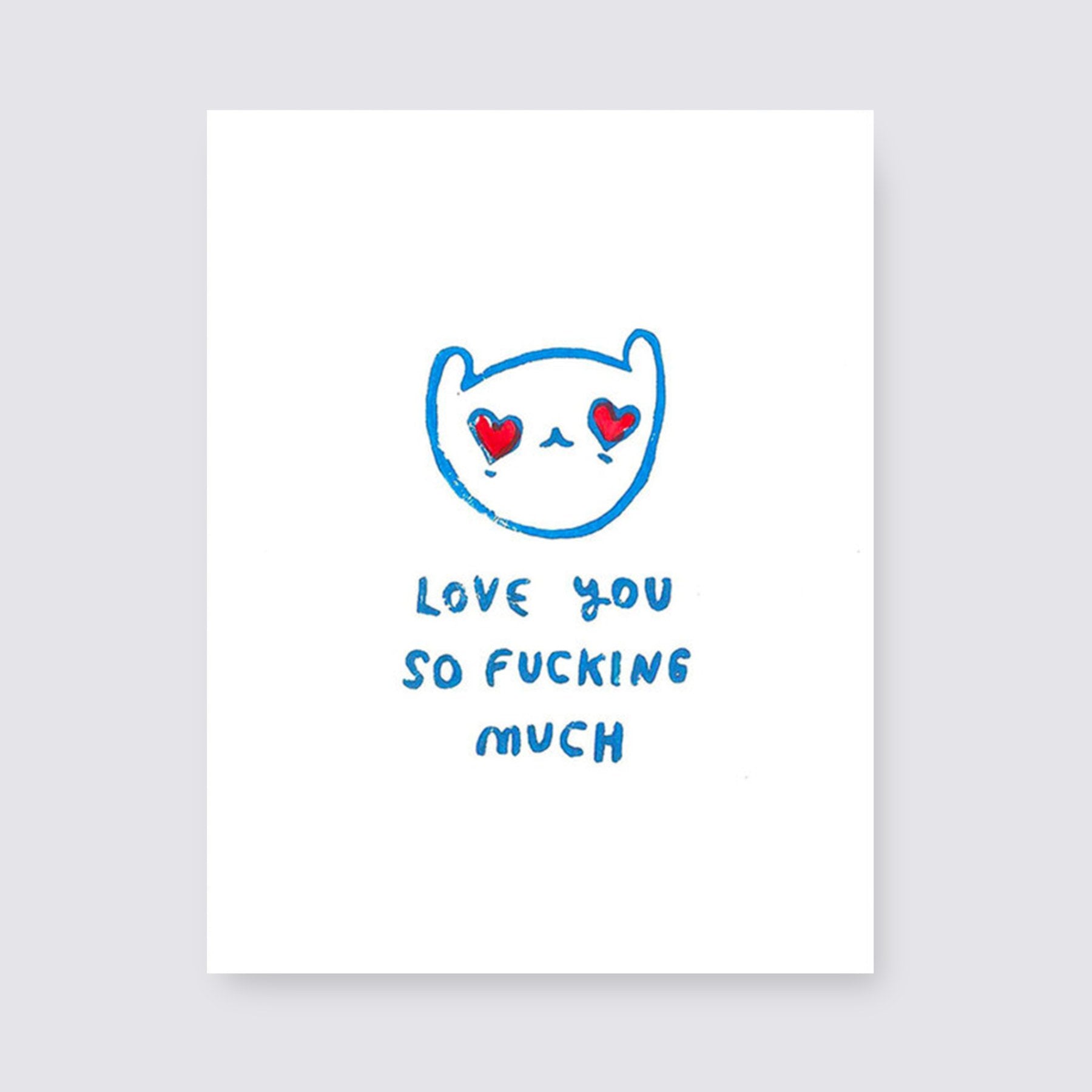 so fucking much card