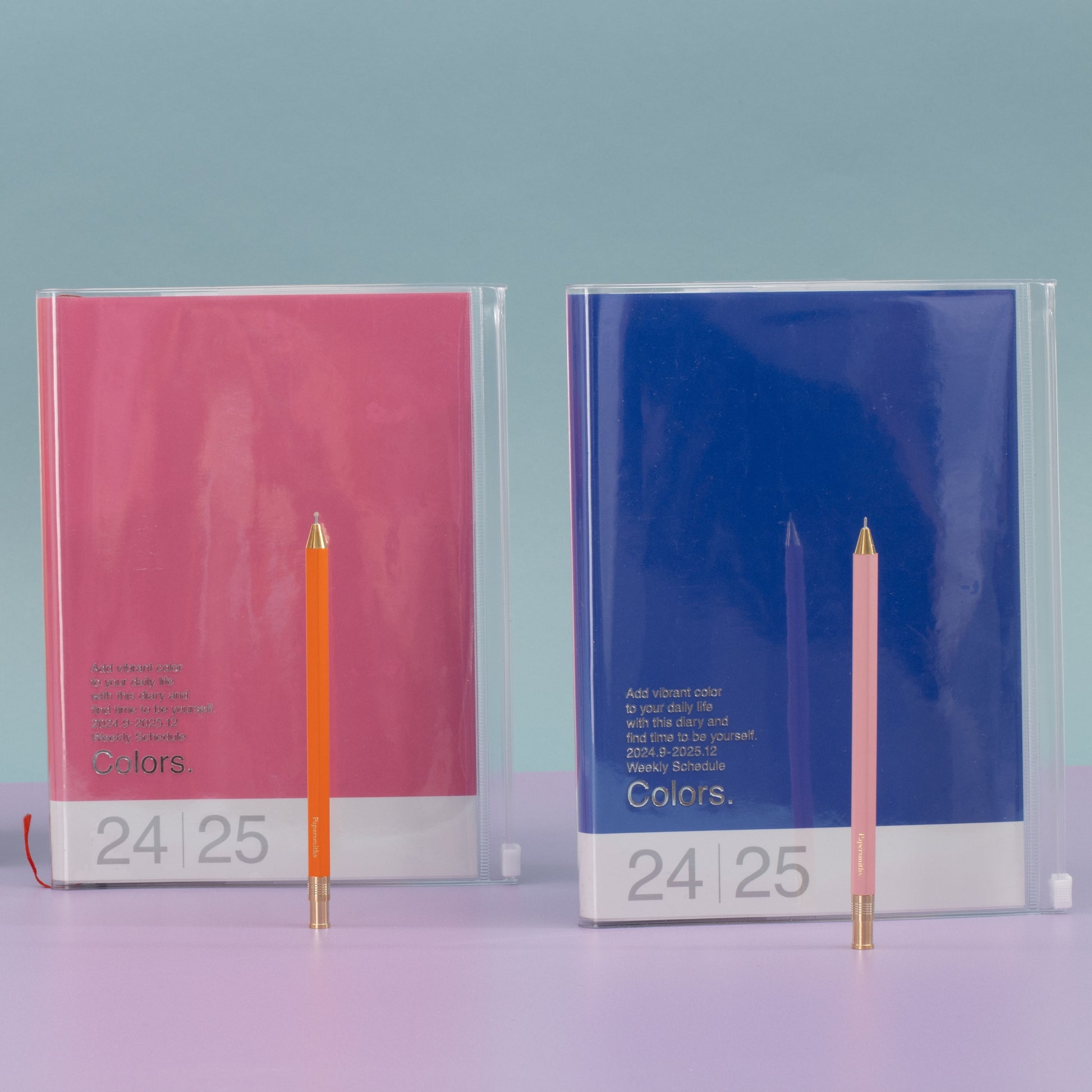 2024-2025 Colors Weekly A5 Diary - Blue