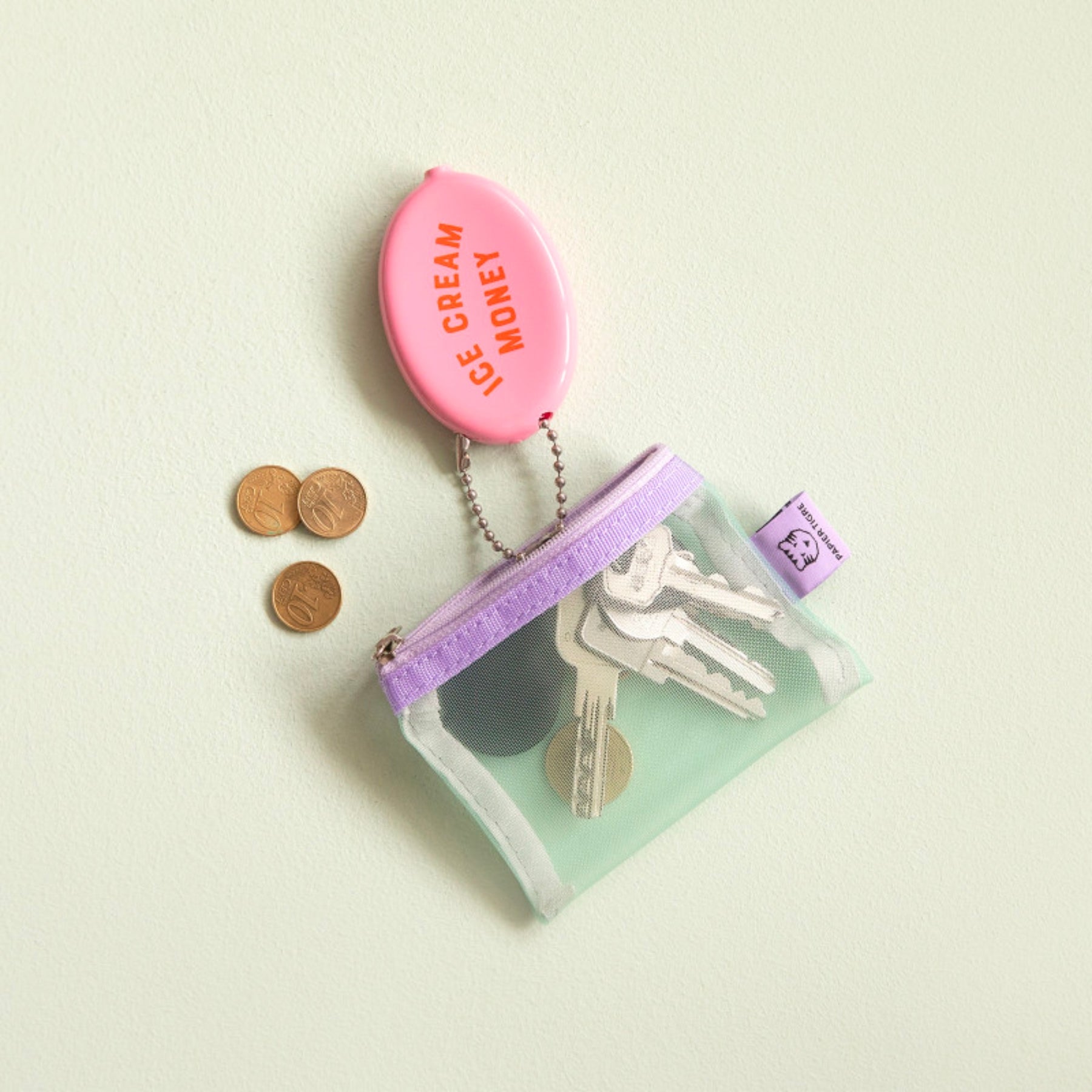 Mesh Pouch Lilac