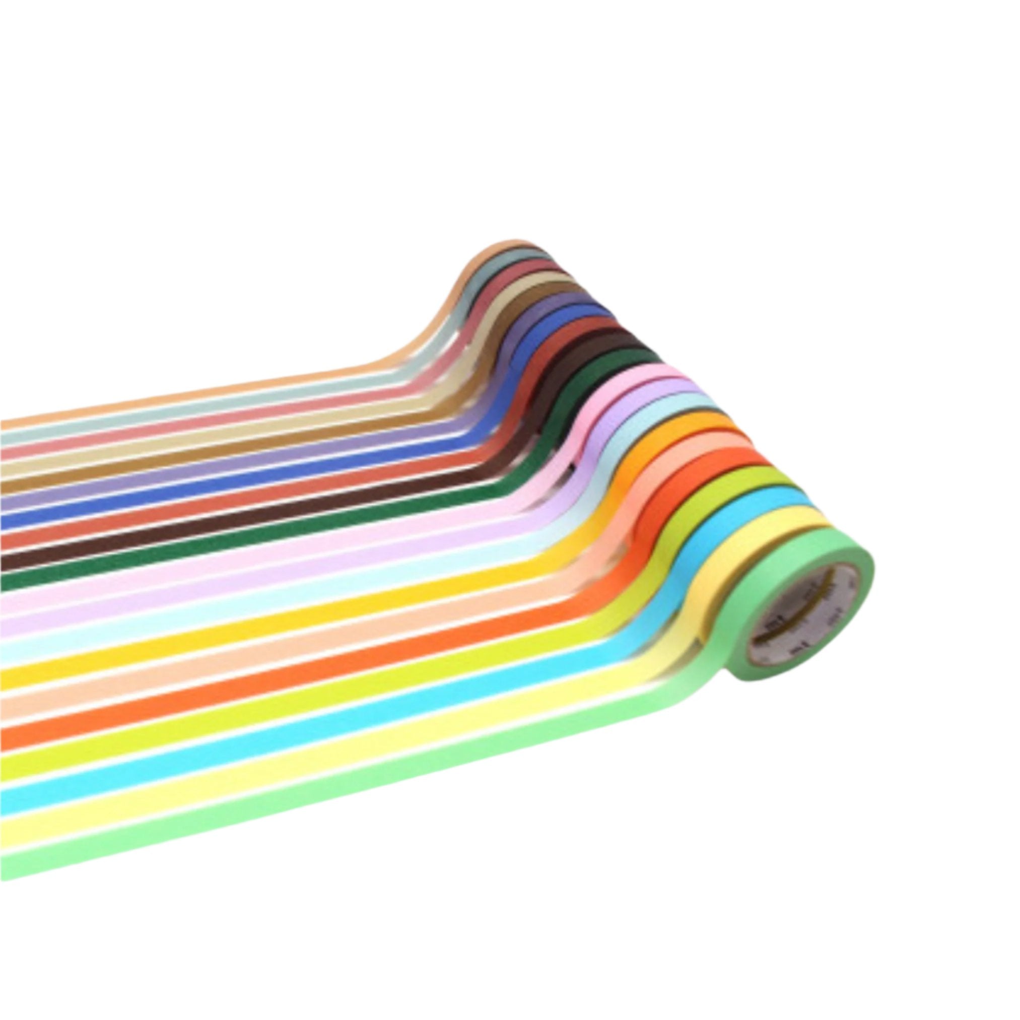 20 coloured washi tapes 
