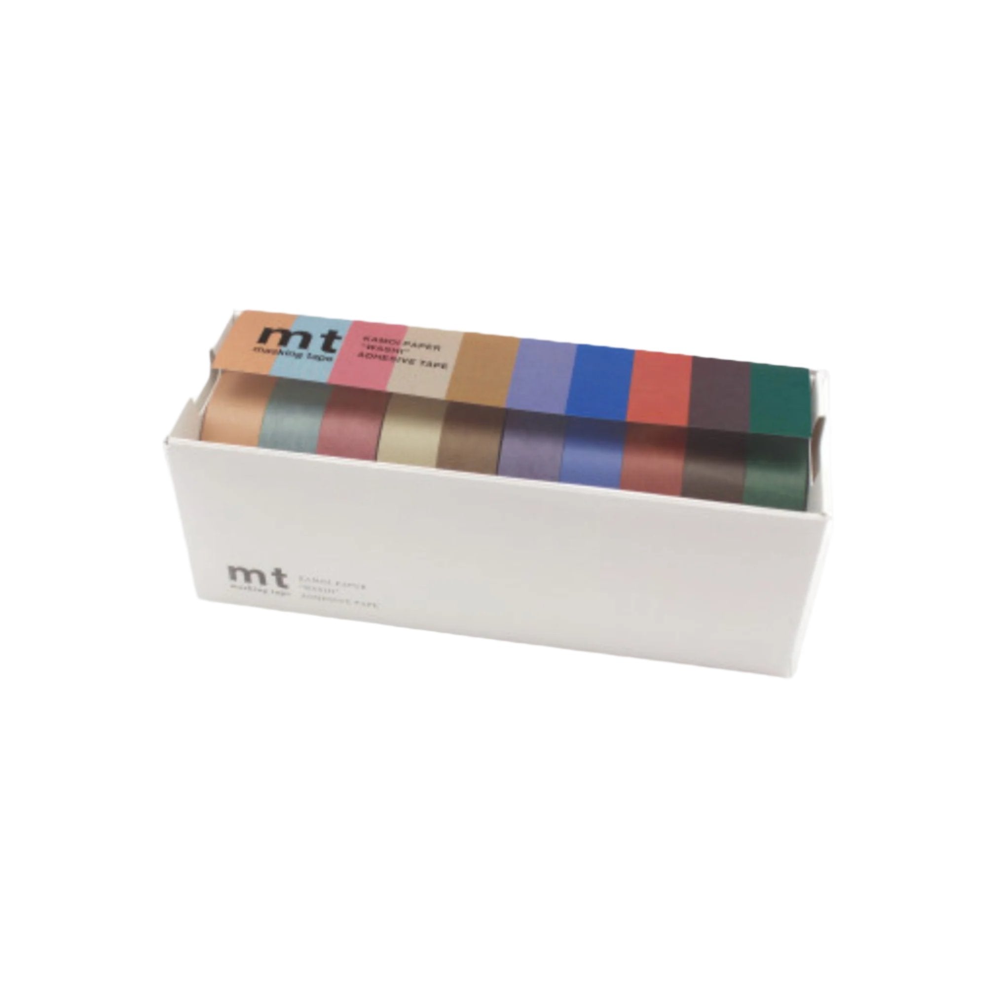 box of 10 coloured masking tape