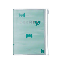 2025 Marks Cats Weekly A6 Diary Green
