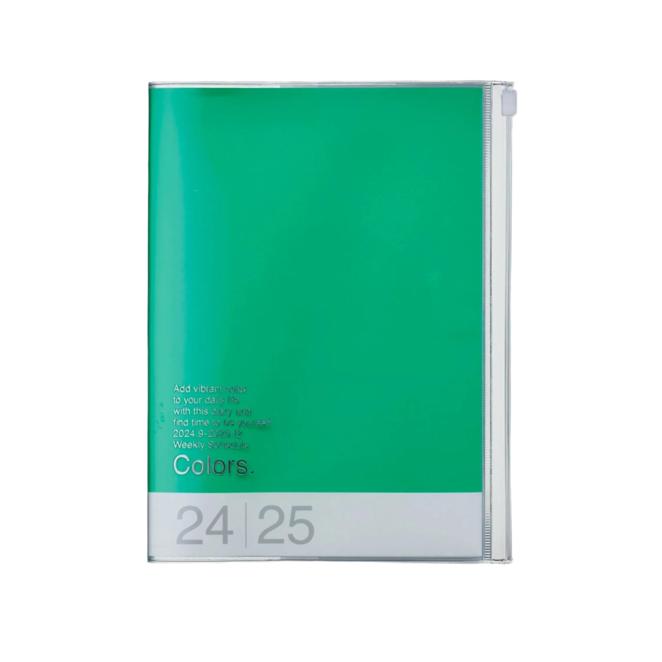2025 Marks Weekly A6 Diary Green