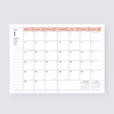 A6 Weekly Diary