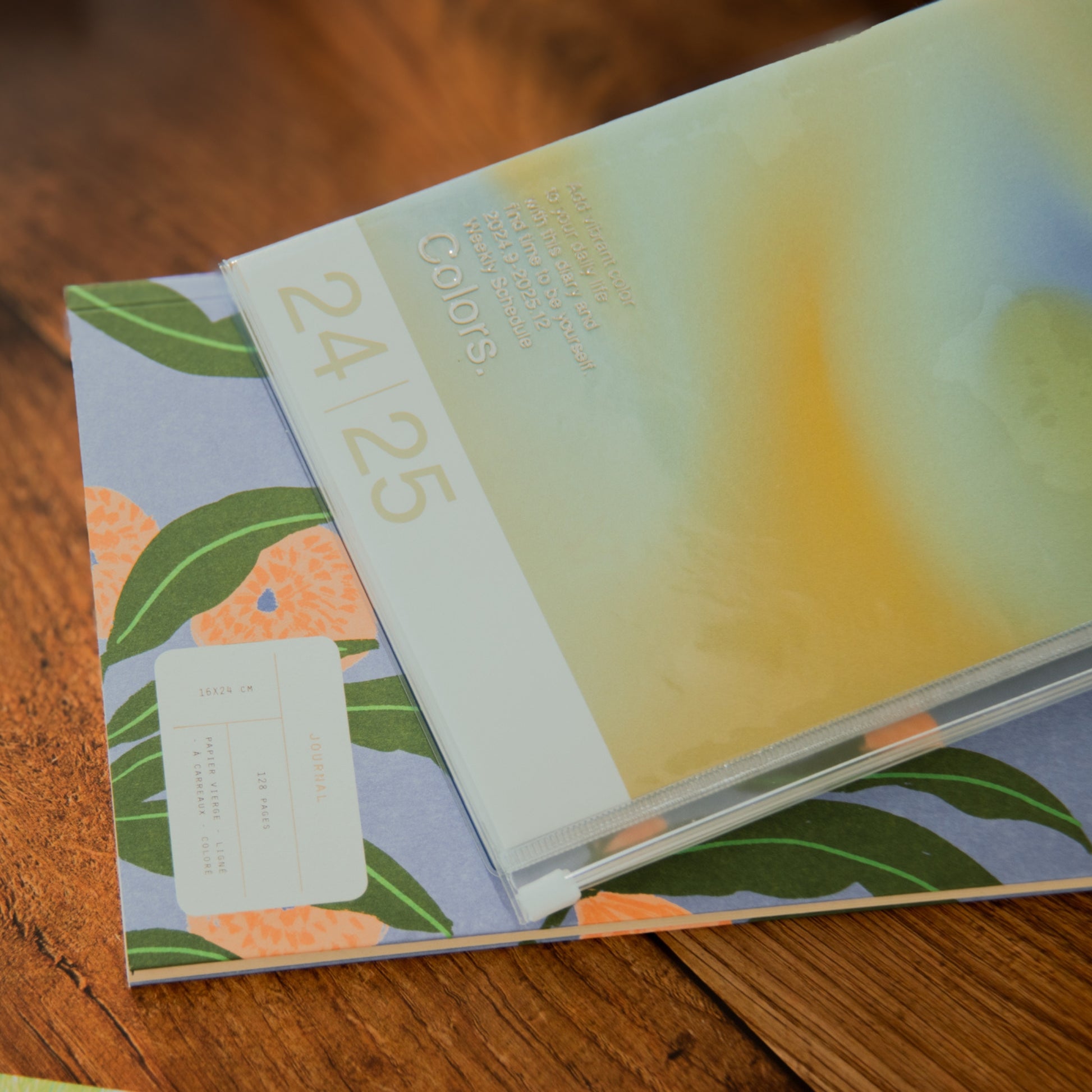 2024-2025 Colors Weekly A5 Diary - Yellow