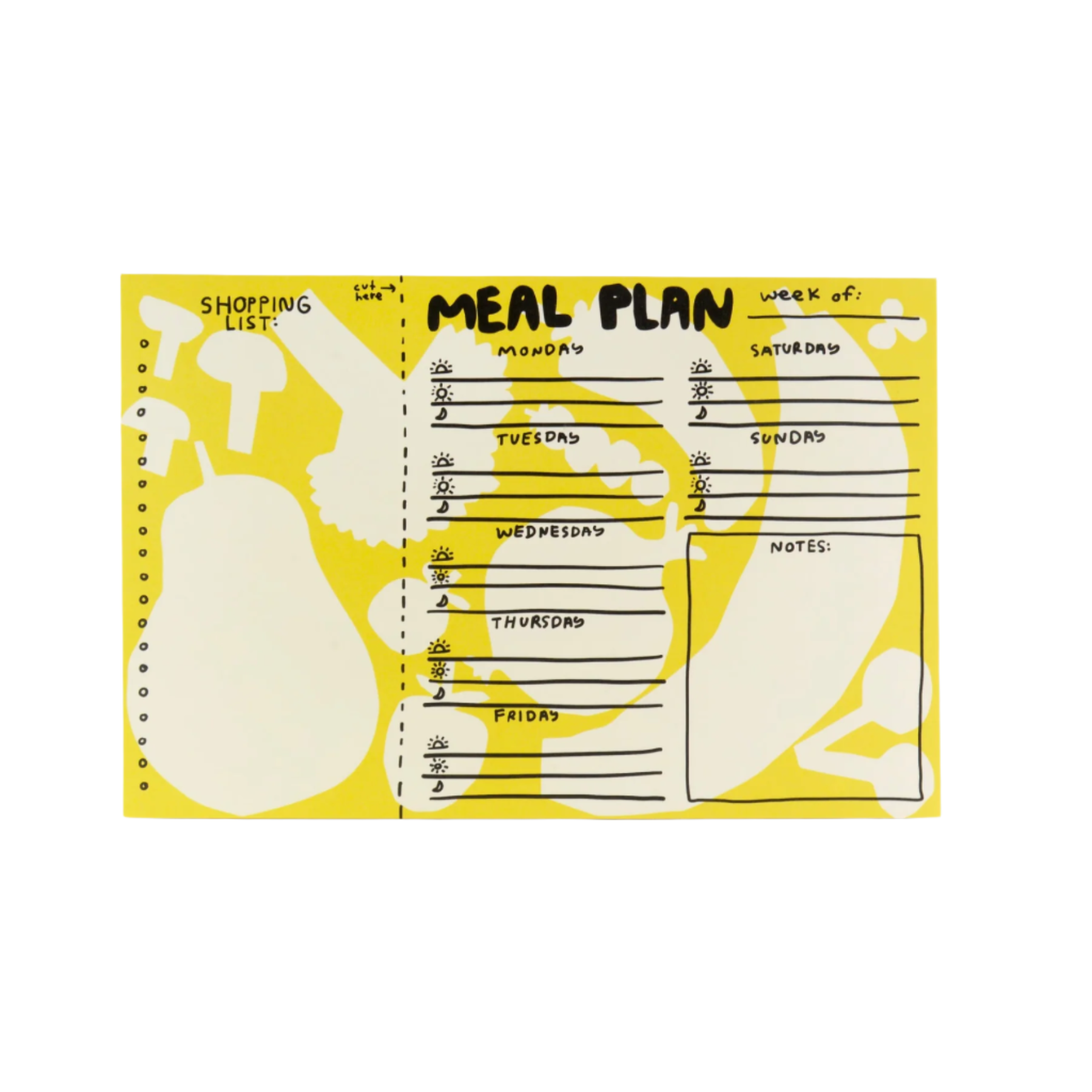 Meal Planning Pad