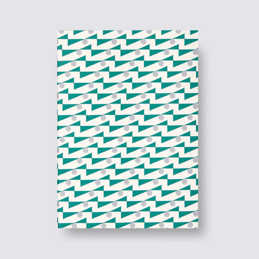 Medium Layflat Notebook - Enid Ultramarine/Lilac - Dot Grid