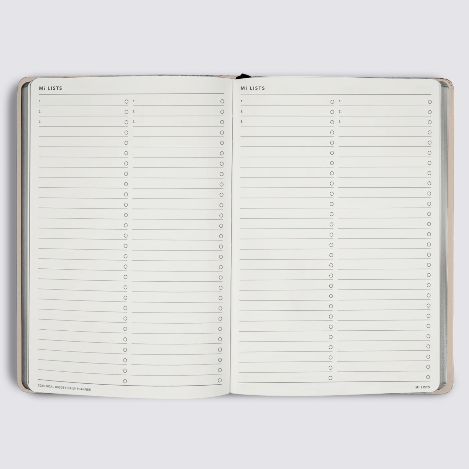 MiGoals Goal planning daily diary