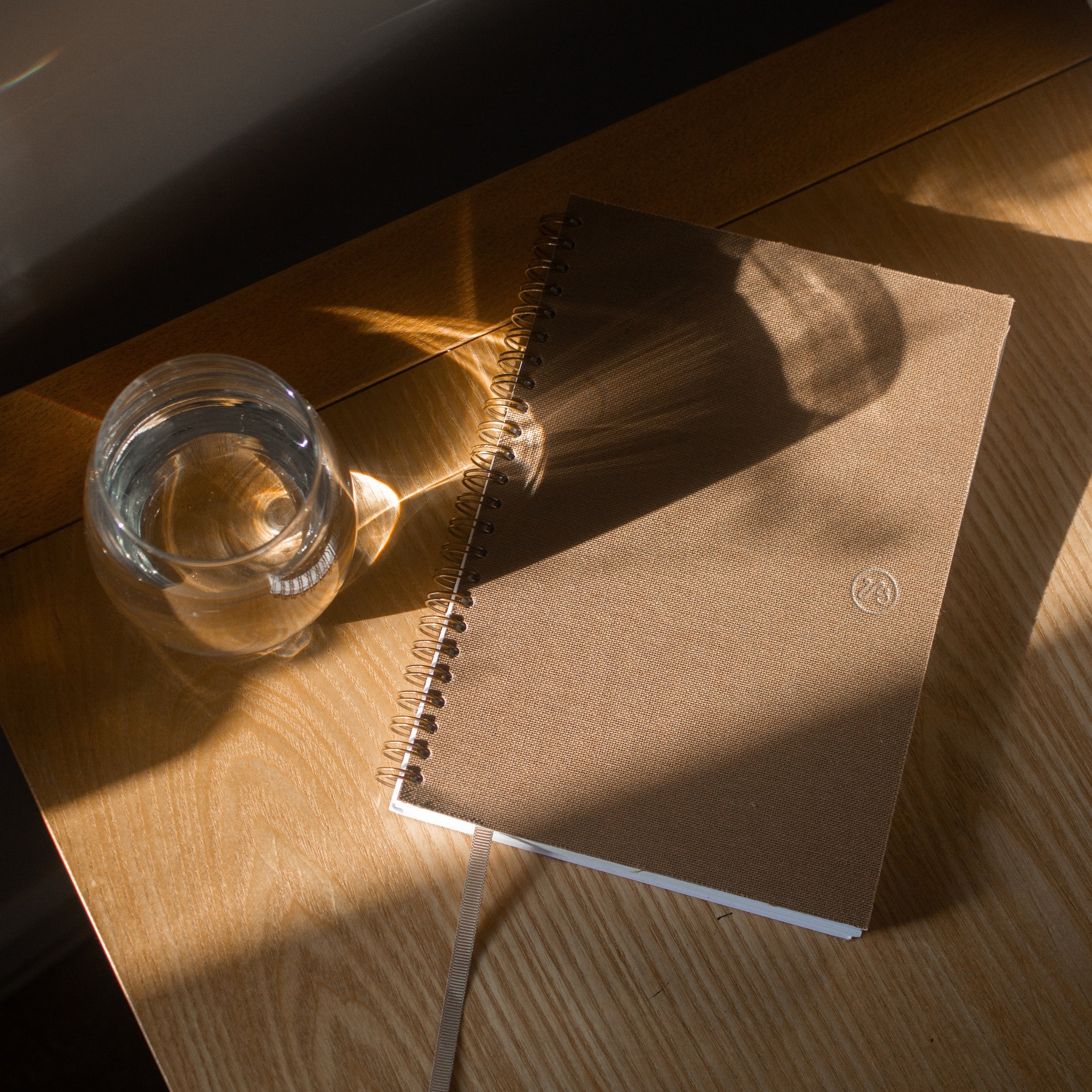 Mocha Brown Bookcloth Journal