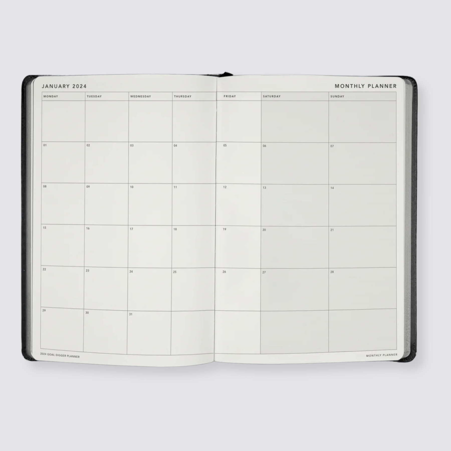 2024 weekly goal planner diary