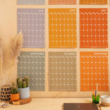 Undated wall planner