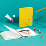 Refillable Wirebound Sketchbook - Plain Navy