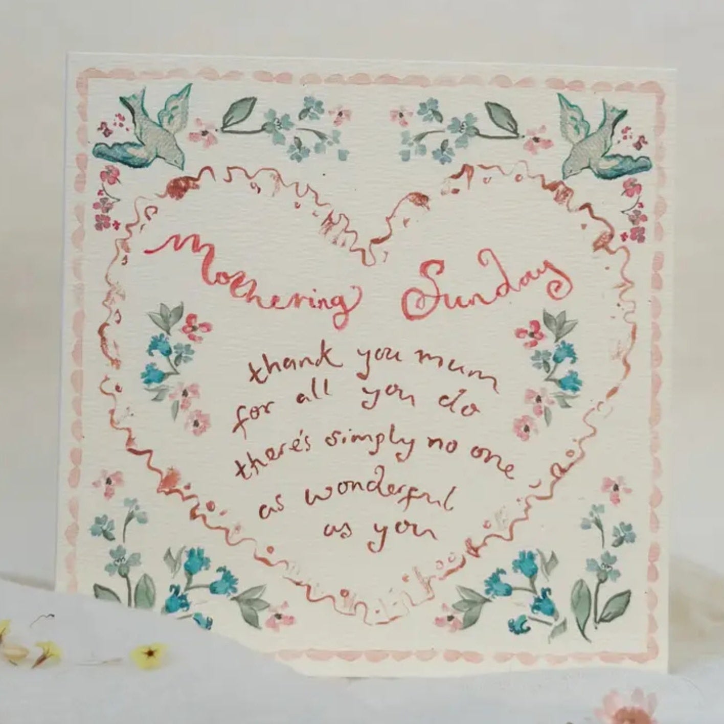 Mothering sunday greetings card