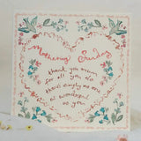 Mothering sunday greetings card
