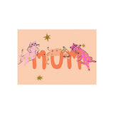 Mum Cats in Gold Foil Card