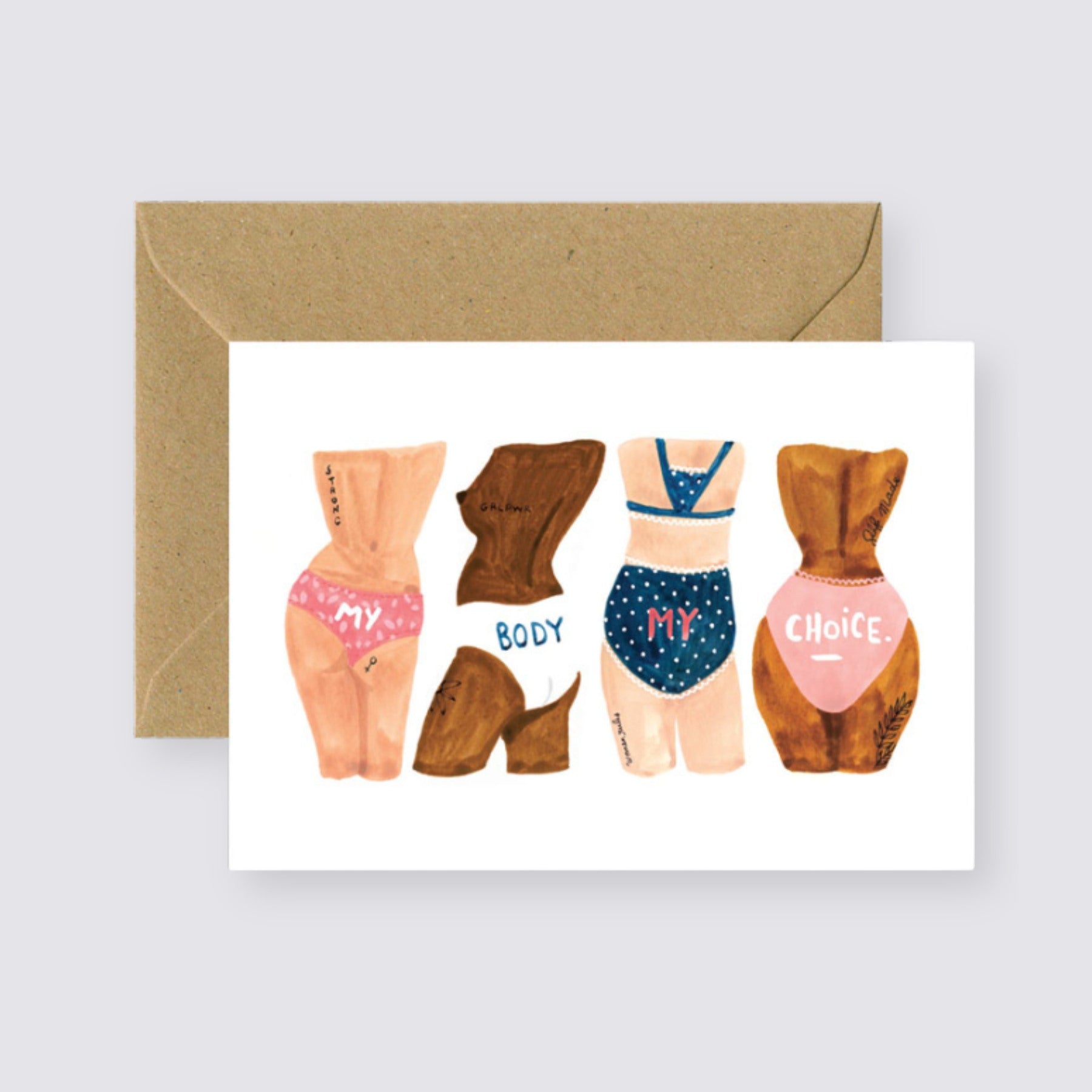 My Body My Choice card