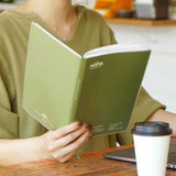 Khaki olive diary 2024 nahe weekly planner