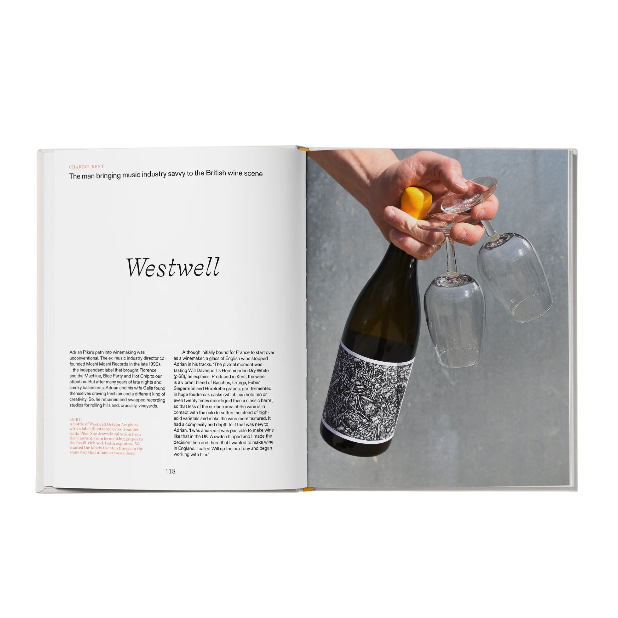 New British Wine Book Spread on Westwell