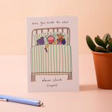 Cutest Alarm Clock Baby Card