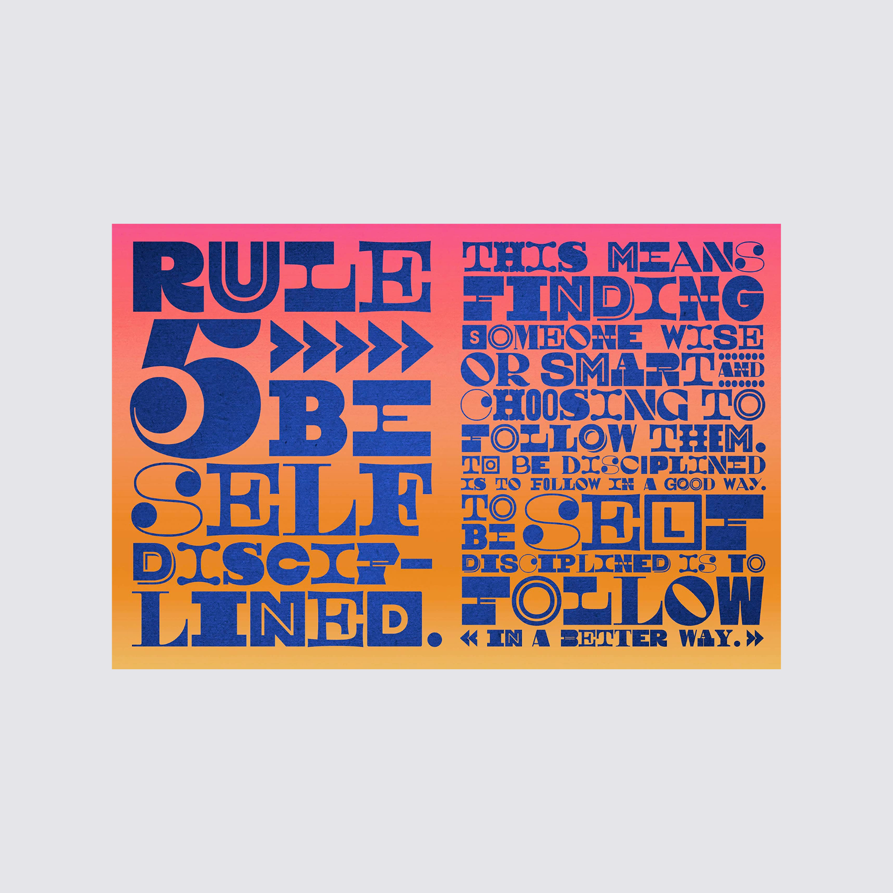 New Rules Next Week