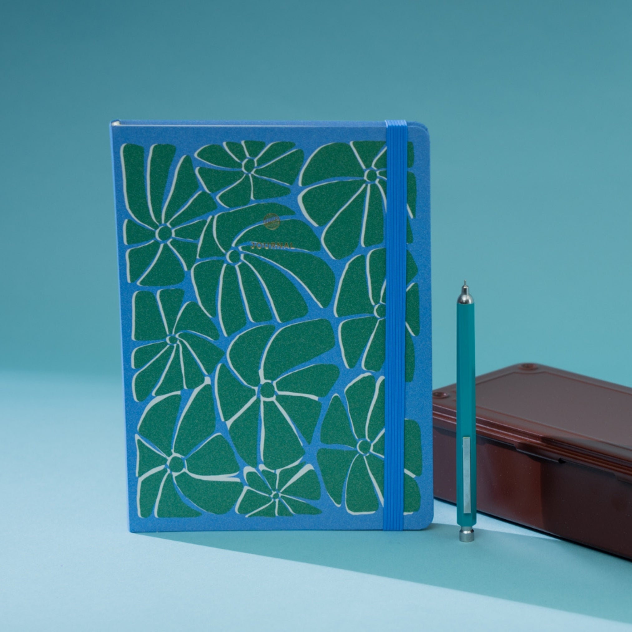 Notebook Leaf Print Cover