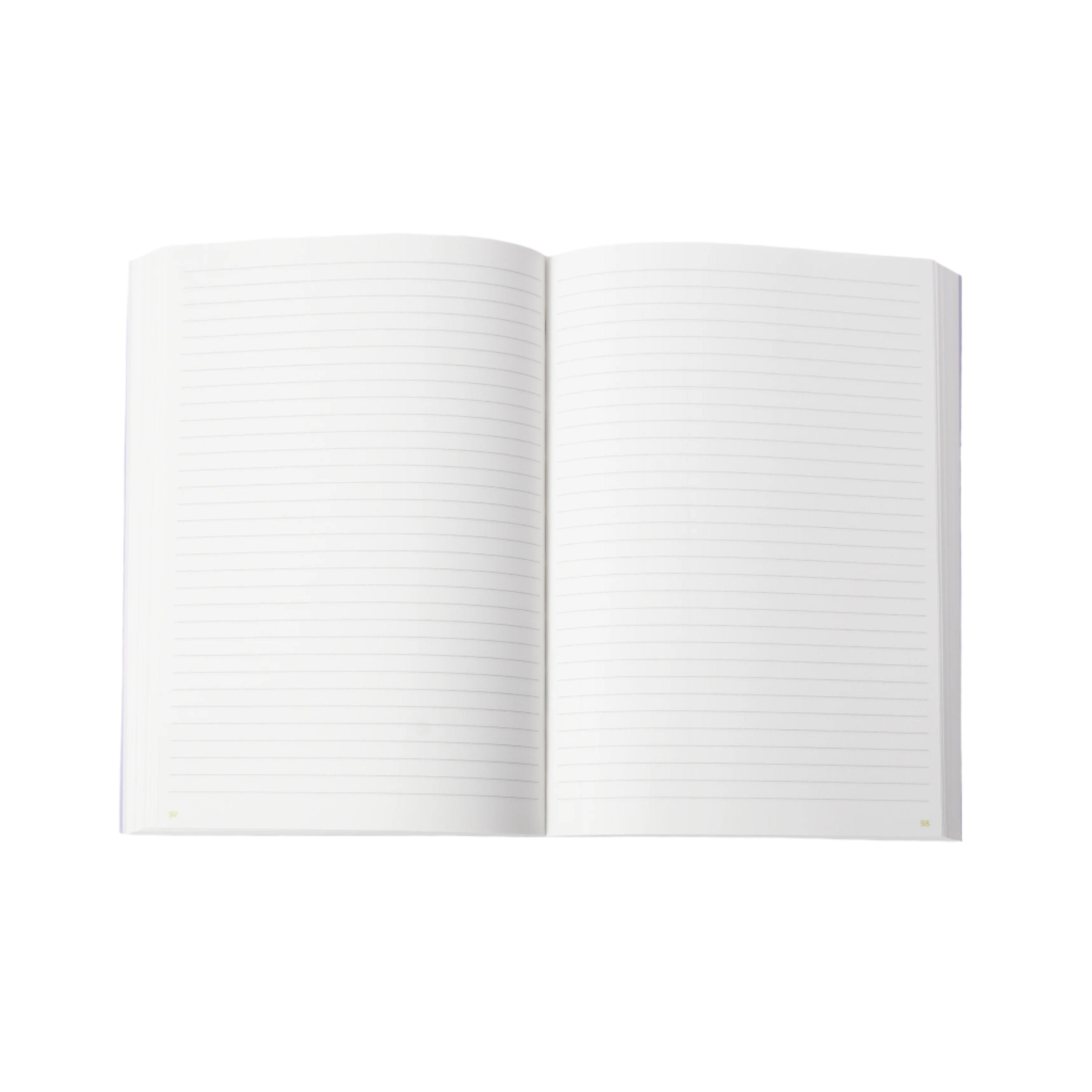 lined notebook
