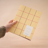 Uma Ruled Notebook - Large / Yellow Check