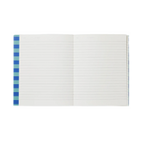 notem una flat lay stripe notebook